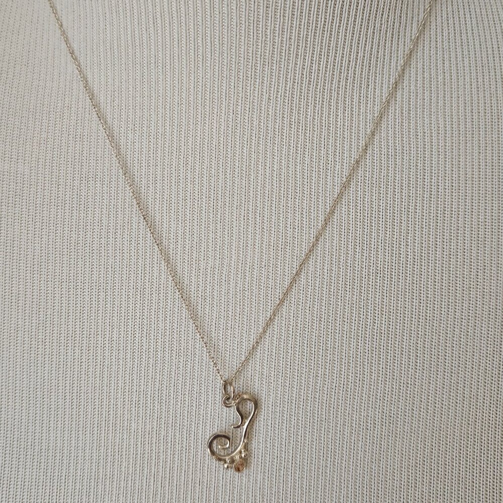 Sterling Silver Letter "T" - Picture 2 of 5